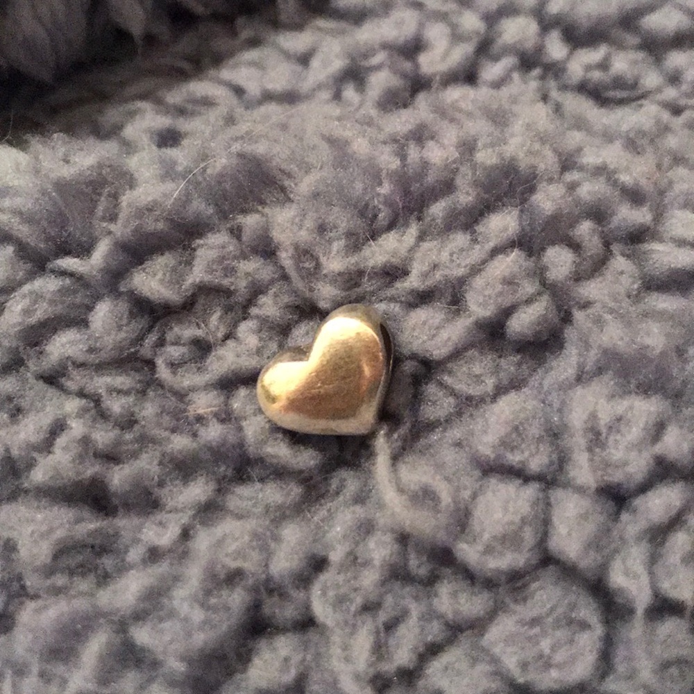 Sterling silver heart charm